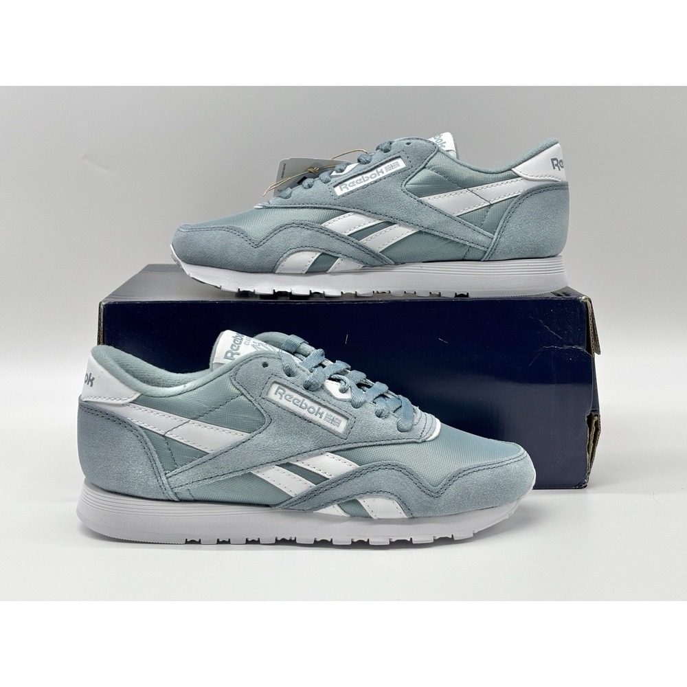 Reebok Classic Nylon Slate White‎ Running Shoes Women's Size 6 100205114
